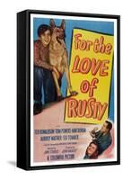 For the Love of Rusty-null-Framed Stretched Canvas