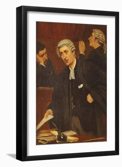 For the Prosecution, M'Lud-Thomas Davidson-Framed Giclee Print