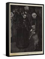 For the Widows and Orphans, a Royal Donation-William Hatherell-Framed Stretched Canvas