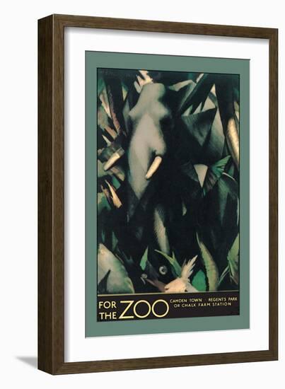 For the Zoo-null-Framed Art Print