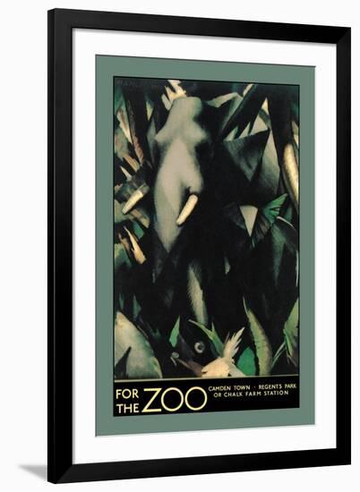 For the Zoo-null-Framed Art Print