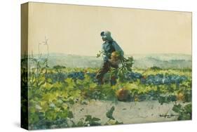 For to Be a Farmer's Boy, 1887-Winslow Homer-Stretched Canvas