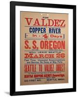 "For Valdex and Copper River", 1901-null-Framed Giclee Print