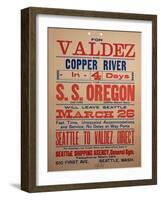 "For Valdex and Copper River", 1901-null-Framed Giclee Print