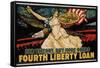 For Victory, Buy More Bonds - Fourth Liberty Loan Poster-J. Scott Williams-Framed Stretched Canvas