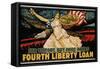 For Victory, Buy More Bonds - Fourth Liberty Loan Poster-J. Scott Williams-Framed Stretched Canvas