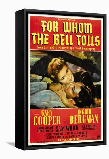 For Whom the Bell Tolls, 1943, Directed by Sam Wood-null-Framed Stretched Canvas