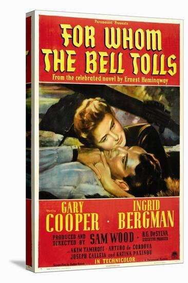 For Whom the Bell Tolls, 1943, Directed by Sam Wood-null-Stretched Canvas
