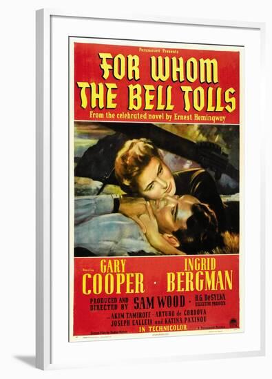For Whom the Bell Tolls, 1943, Directed by Sam Wood-null-Framed Poster