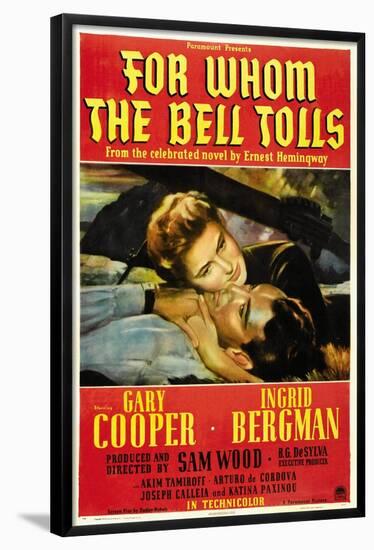 For Whom the Bell Tolls, 1943, Directed by Sam Wood-null-Framed Poster