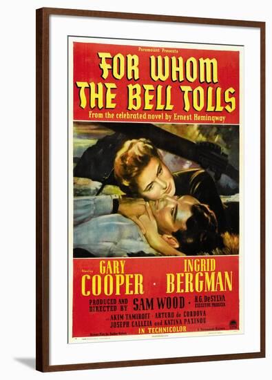 For Whom the Bell Tolls, 1943, Directed by Sam Wood-null-Framed Poster