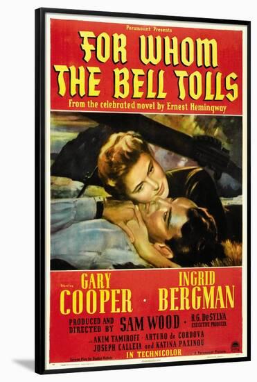 For Whom the Bell Tolls, 1943, Directed by Sam Wood-null-Framed Poster