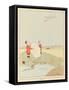 For Young Boys Flying Their Kites an Aeroplane Passing Overhead is an Inspiration-Joaquin Xaudaro-Framed Stretched Canvas