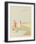 For Young Boys Flying Their Kites an Aeroplane Passing Overhead is an Inspiration-Joaquin Xaudaro-Framed Art Print