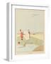 For Young Boys Flying Their Kites an Aeroplane Passing Overhead is an Inspiration-Joaquin Xaudaro-Framed Art Print
