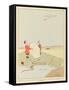 For Young Boys Flying Their Kites an Aeroplane Passing Overhead is an Inspiration-Joaquin Xaudaro-Framed Stretched Canvas