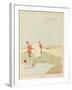 For Young Boys Flying Their Kites an Aeroplane Passing Overhead is an Inspiration-Joaquin Xaudaro-Framed Art Print