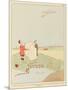 For Young Boys Flying Their Kites an Aeroplane Passing Overhead is an Inspiration-Joaquin Xaudaro-Mounted Art Print