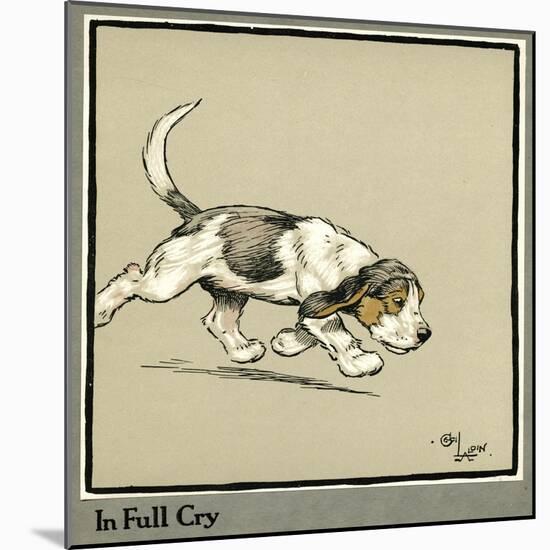 Forager the Puppy Follows the Smell of Food-Cecil Aldin-Mounted Photographic Print