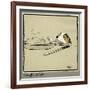 Forager the Puppy Sniffs at the Irish Stew-Cecil Aldin-Framed Photographic Print