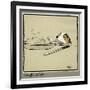 Forager the Puppy Sniffs at the Irish Stew-Cecil Aldin-Framed Photographic Print