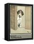 Forager the Puppy Waiting for More Food-Cecil Aldin-Framed Stretched Canvas