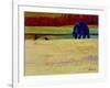 Foraging At Neets Bay-Marion Rose-Framed Giclee Print