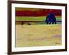 Foraging At Neets Bay-Marion Rose-Framed Giclee Print