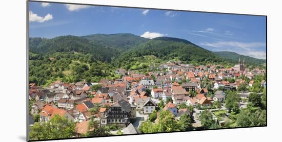 Forbach in the Murgtal, Black Forest, Baden-Wurttemberg, Germany-Markus Lange-Mounted Photographic Print