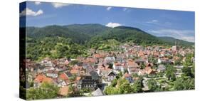 Forbach in the Murgtal, Black Forest, Baden-Wurttemberg, Germany-Markus Lange-Stretched Canvas