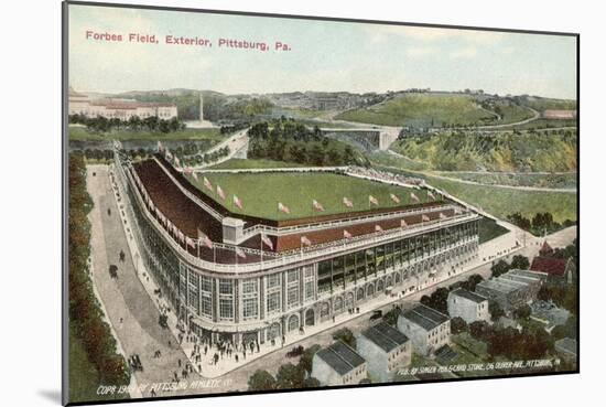 Forbes Field, Pittsburg, America, Home of the Pittsburg Pirates Baseball Team 1909-null-Mounted Art Print