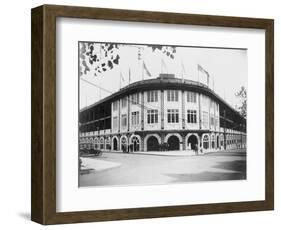 Forbes Field Stadium Pittsburgh Baseball Photograph - Pittsburgh, PA-Lantern Press-Framed Art Print