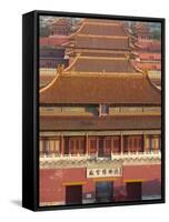 Forbidden City from Above, Beijing, China-Adam Tall-Framed Stretched Canvas