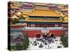 Forbidden City North Gate, Gate of Divine Might, Beijing, China-Charles Crust-Stretched Canvas