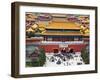 Forbidden City North Gate, Gate of Divine Might, Beijing, China-Charles Crust-Framed Photographic Print