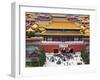 Forbidden City North Gate, Gate of Divine Might, Beijing, China-Charles Crust-Framed Photographic Print