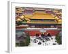 Forbidden City North Gate, Gate of Divine Might, Beijing, China-Charles Crust-Framed Photographic Print