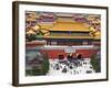 Forbidden City North Gate, Gate of Divine Might, Beijing, China-Charles Crust-Framed Photographic Print