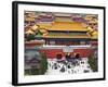 Forbidden City North Gate, Gate of Divine Might, Beijing, China-Charles Crust-Framed Photographic Print