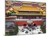 Forbidden City North Gate, Gate of Divine Might, Beijing, China-Charles Crust-Mounted Photographic Print