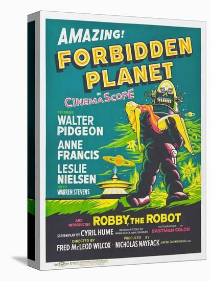 Forbidden Planet, 1956-null-Stretched Canvas