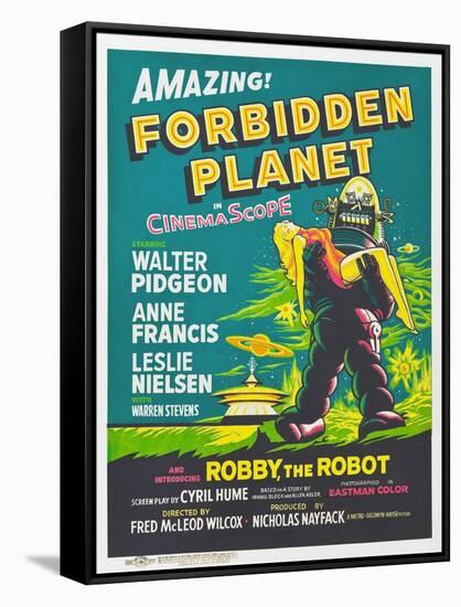 Forbidden Planet, 1956-null-Framed Stretched Canvas