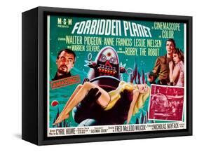 Forbidden Planet, 1956-null-Framed Stretched Canvas