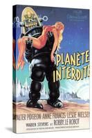 Forbidden Planet, Robby the Robot Holding Anne Francis, 1956-null-Stretched Canvas