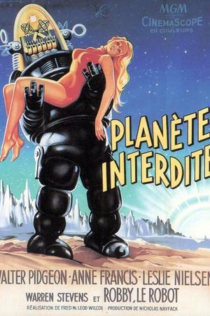 FORBIDDEN PLANET, ANNE FRANCIS, Repro affiche cinéma (40X60cm), HQ