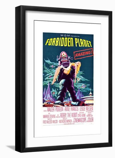 Forbidden Planet-null-Framed Premium Giclee Print