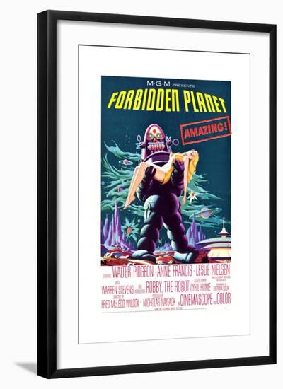 Forbidden Planet-null-Framed Art Print