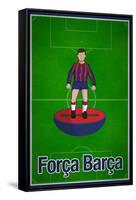 Forca Barca Football Soccer Sports Poster-null-Framed Stretched Canvas