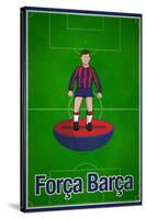 Forca Barca Football Soccer Sports Poster-null-Stretched Canvas