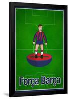 Forca Barca Football Soccer Sports Poster-null-Framed Poster